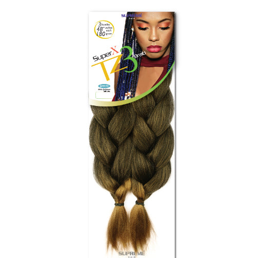 SUPER X TZ3
BRAID
(TEASED 3
BUNDLES/ PACK)