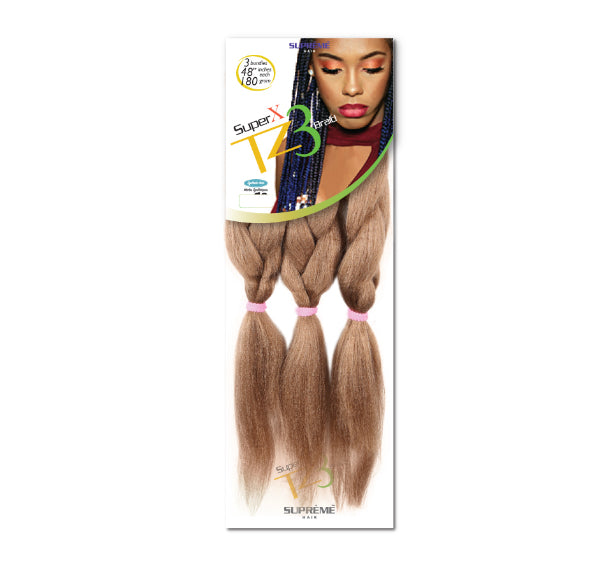 SUPER X TZ3
BRAID
(TEASED 3
BUNDLES/ PACK)