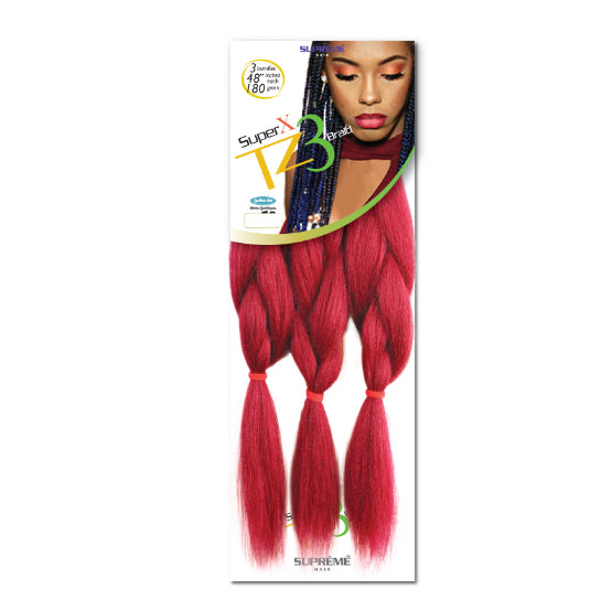 SUPER X TZ3
BRAID
(TEASED 3
BUNDLES/ PACK)
