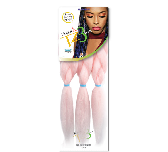 SUPER X TZ3
BRAID
(TEASED 3
BUNDLES/ PACK)