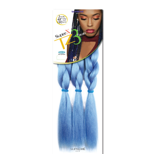 SUPER X TZ3
BRAID
(TEASED 3
BUNDLES/ PACK)