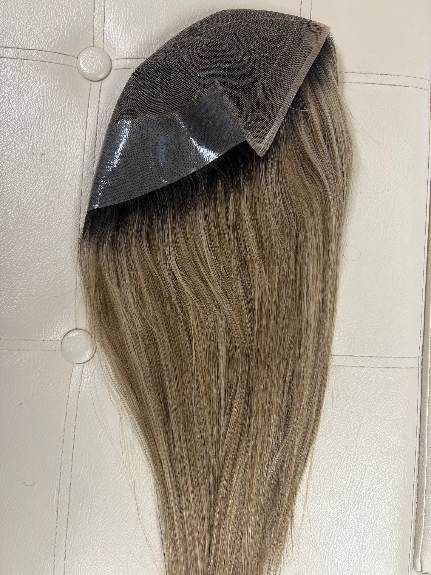 8x10 Virgin human hair topper (Australia)
