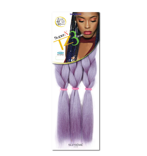 SUPER X TZ3
BRAID
(TEASED 3
BUNDLES/ PACK)