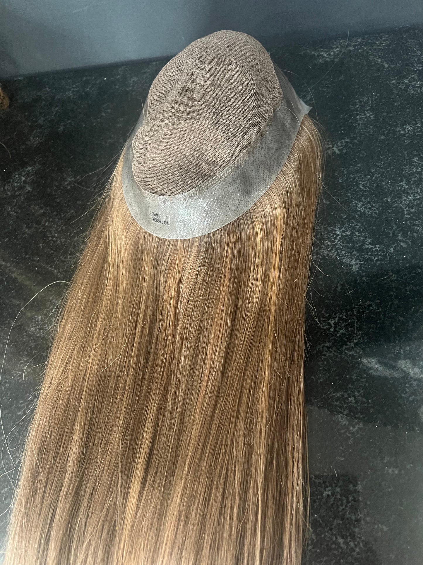 7x9 Virgin Human Hair topper 18” (Australia)All Sale Final