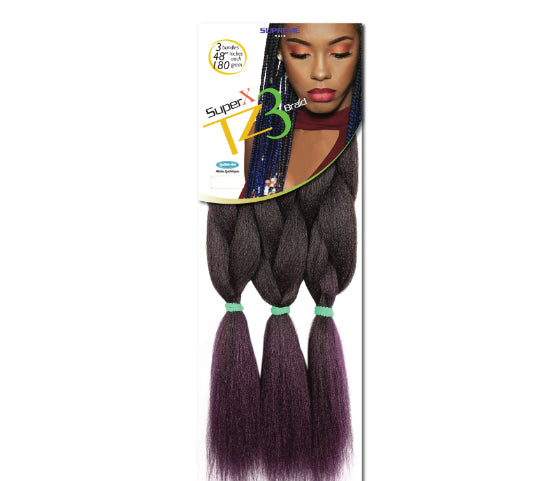 SUPER X TZ3
BRAID
(TEASED 3
BUNDLES/ PACK)