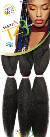SUPER X TZ3
BRAID
(TEASED 3
BUNDLES/ PACK)