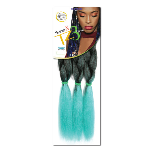 SUPER X TZ3
BRAID
(TEASED 3
BUNDLES/ PACK)