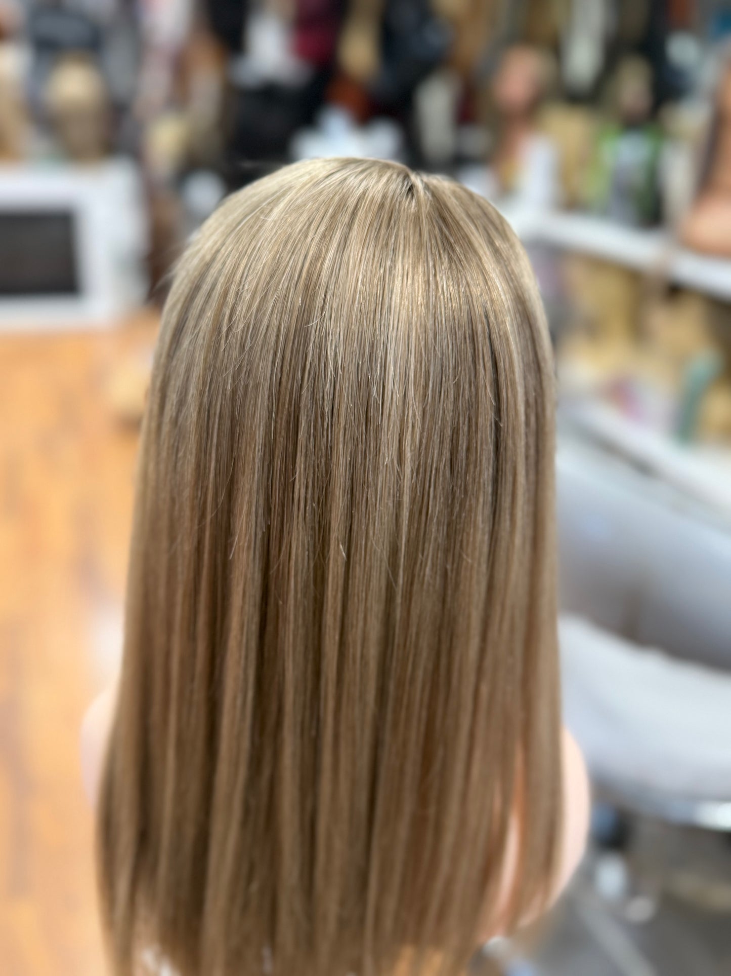 Brazillian Human hair topper 16”
