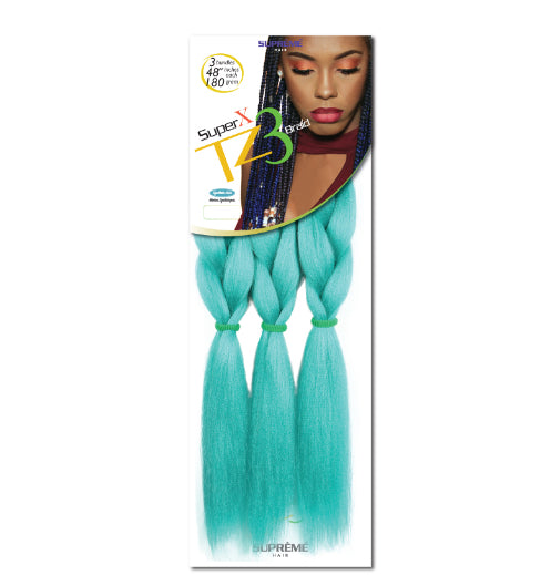 SUPER X TZ3
BRAID
(TEASED 3
BUNDLES/ PACK)