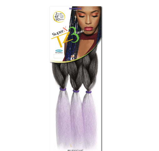 SUPER X TZ3
BRAID
(TEASED 3
BUNDLES/ PACK)