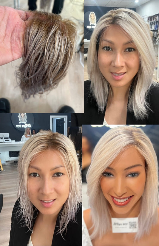 Cari Human Hair Wig (M)11” All Sale Final