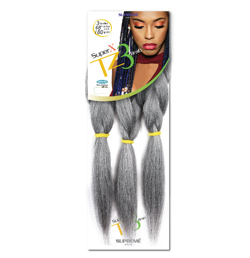 SUPER X TZ3
BRAID
(TEASED 3
BUNDLES/ PACK)