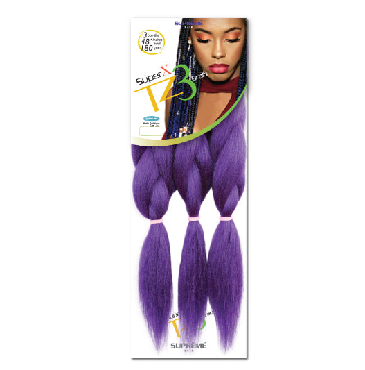 SUPER X TZ3
BRAID
(TEASED 3
BUNDLES/ PACK)