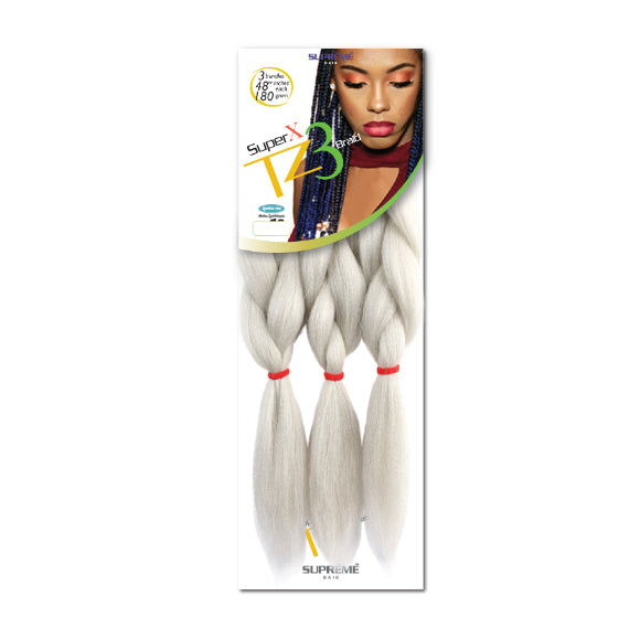SUPER X TZ3
BRAID
(TEASED 3
BUNDLES/ PACK)