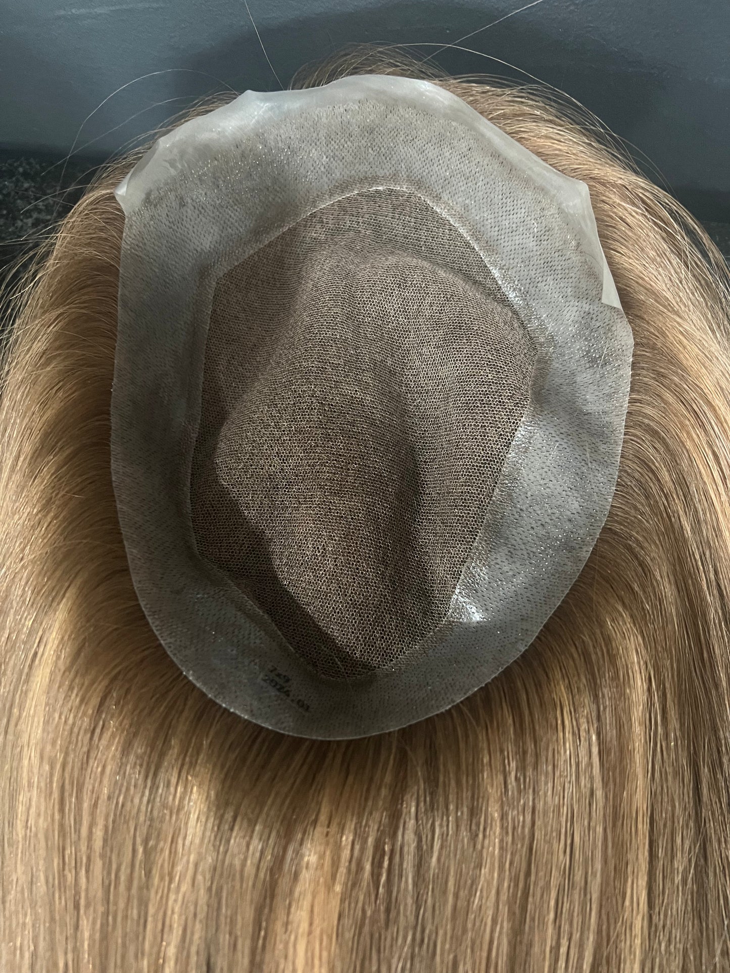 7x9 Virgin Human Hair topper 18” (Australia)All Sale Final