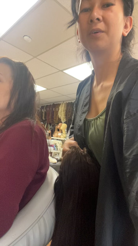 Human hair topper All Sale Final